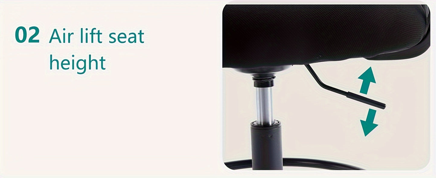 Ergonomic Drafter Chair with Counter Height Stool - Alia's Home Things