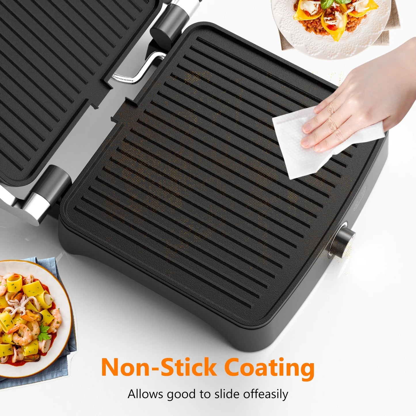 Panini Press Grill Indoor Sandwich Maker - Alia's Home Things