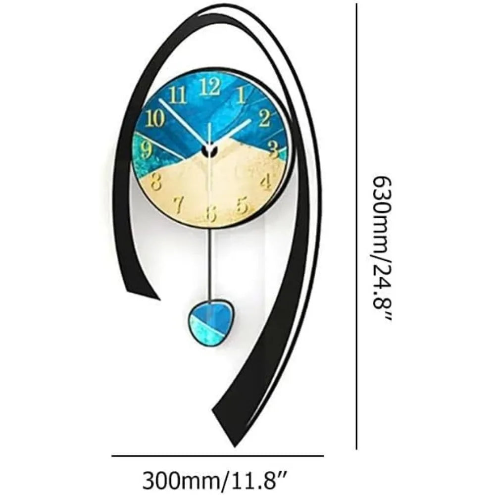 Multi-color Decorative Wall Clock - Alia's Home Things