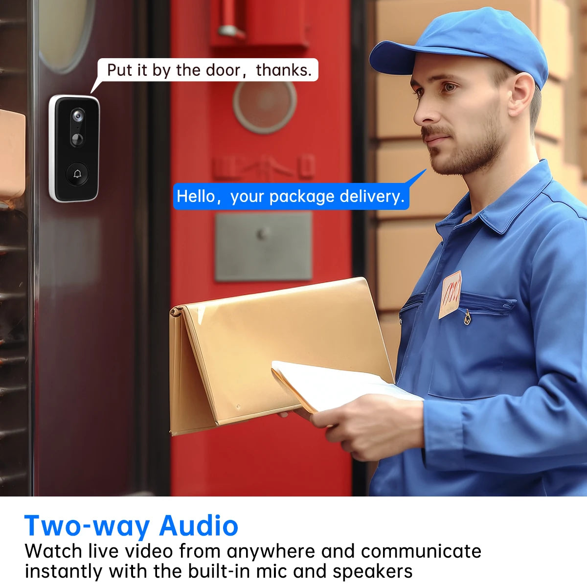Video Door Phone Waterproof IP65 Home Security - Alia's Home Things