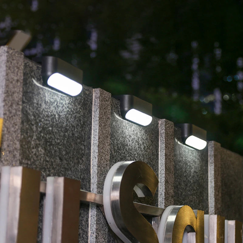 Solar Deck Lights Outdoor, LED Step Lights Waterproof 2Pack - Alia's Home Things