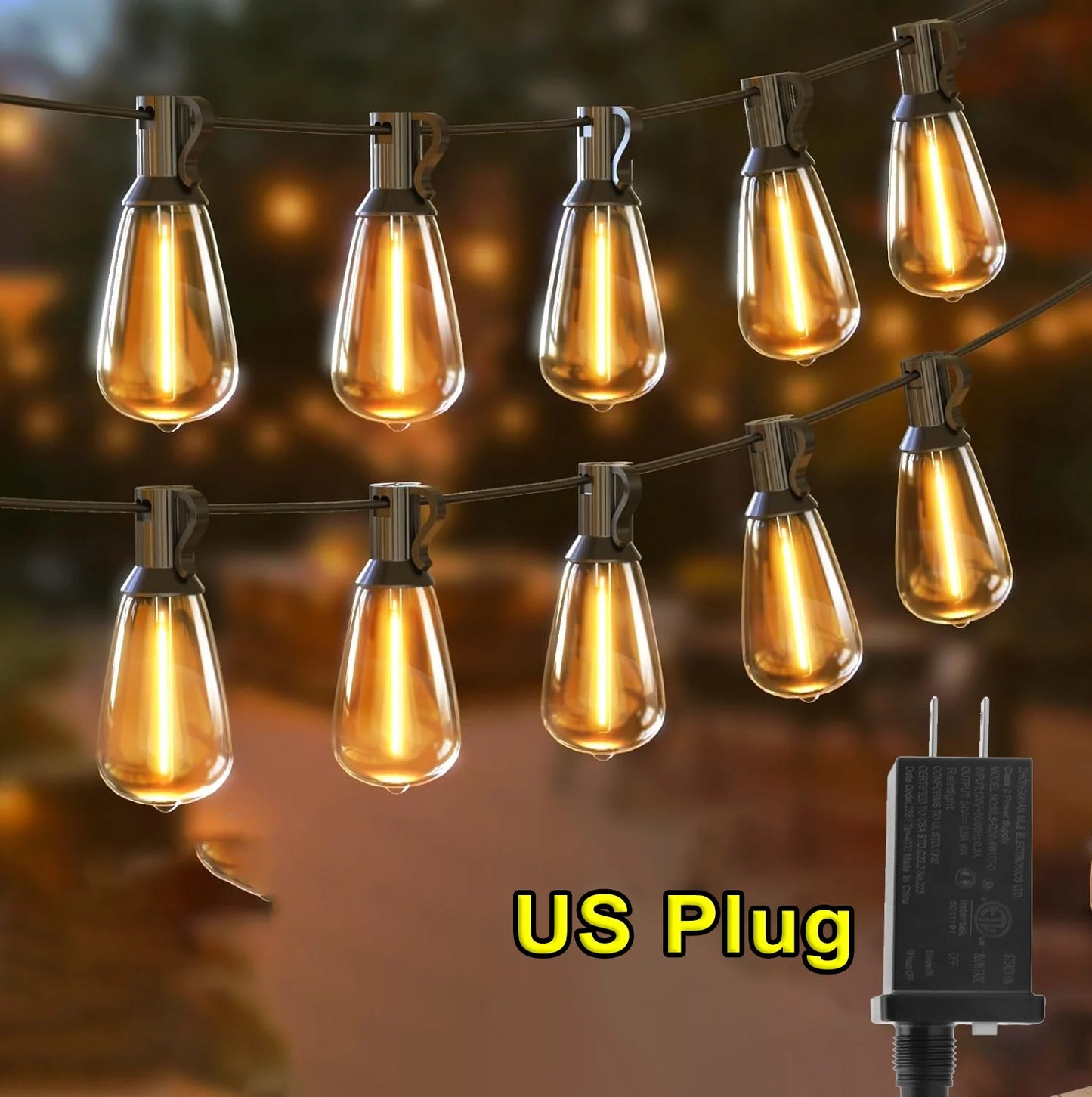 28FT String Patio Lights - Alia's Home Things