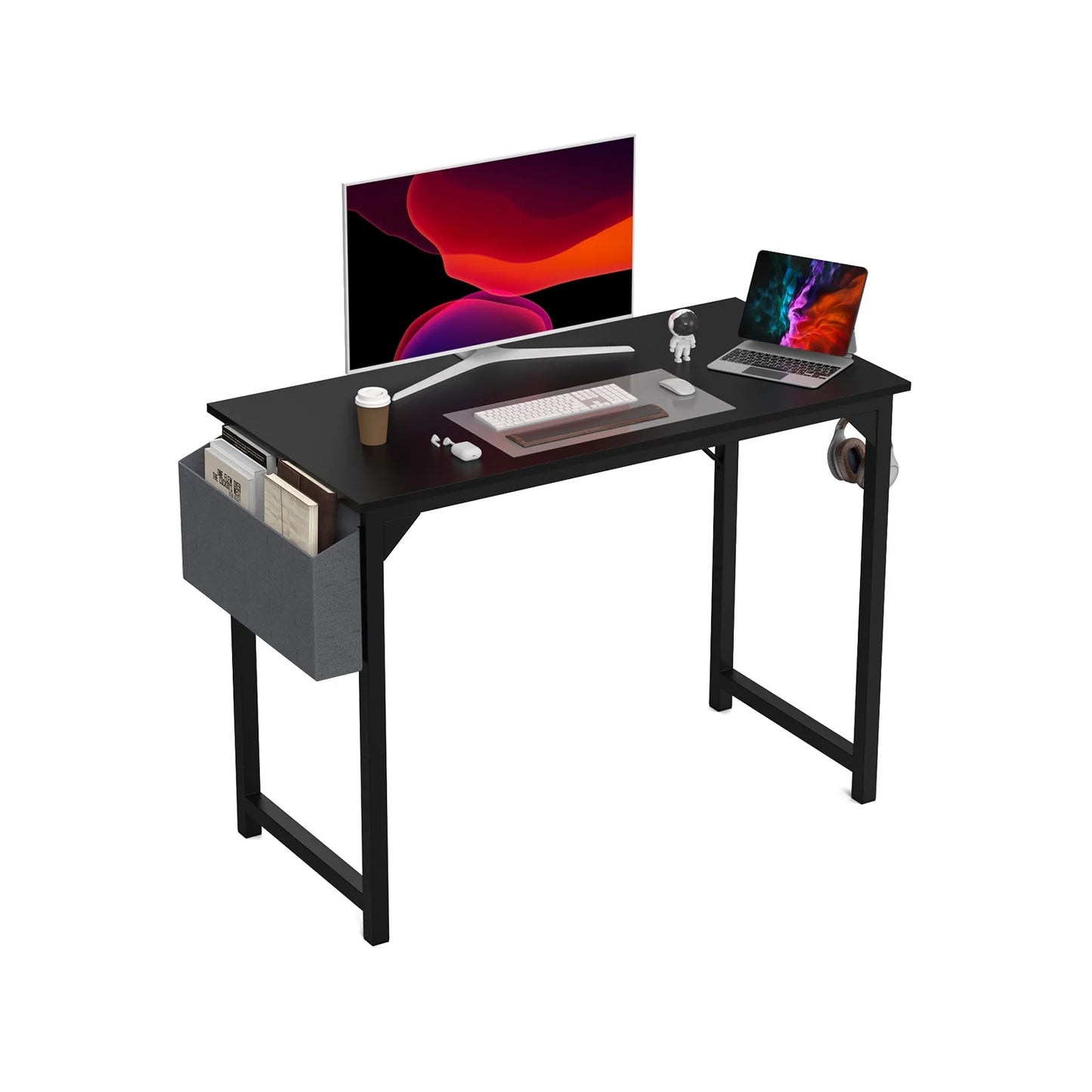 JHK Computer Desk Writing Study Office Gaming Table - Alia's Home Things