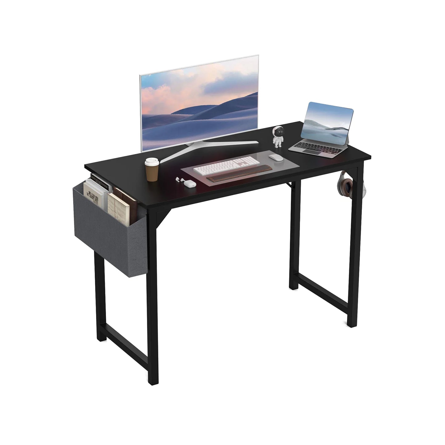 JHK Computer Desk Writing Study Office Gaming Table - Alia's Home Things