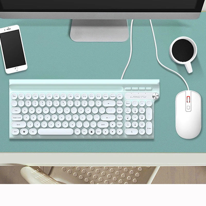 L3 Wired Silent Home Office Keyboard and Mouse Set - Alia's Home Things