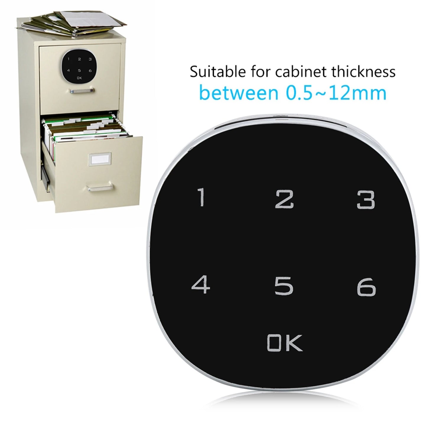 Alloy Code Combination Cam Cabinet Password Safe Lock - Alia's Home Things