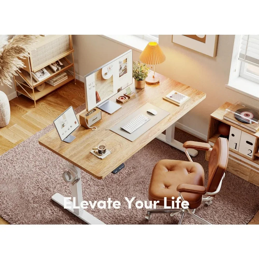 Standing Desk with Electric Height Adjustable, Telescopic - Alia's Home Things