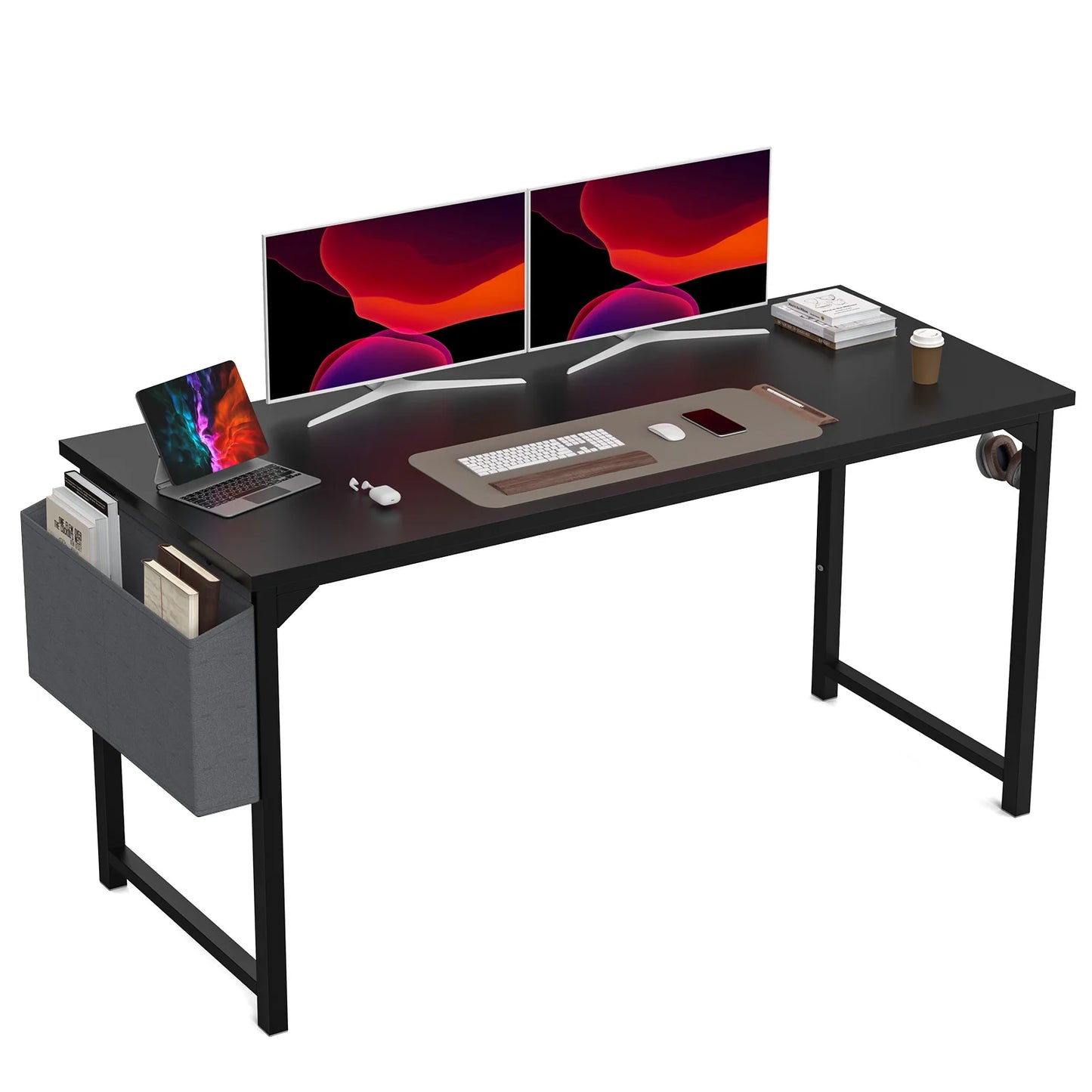 JHK Computer Desk Writing Study Office Gaming Table - Alia's Home Things