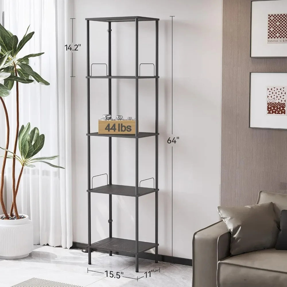 Display Cabinet with Dimmable Lights & Shelves - Alia's Home Things