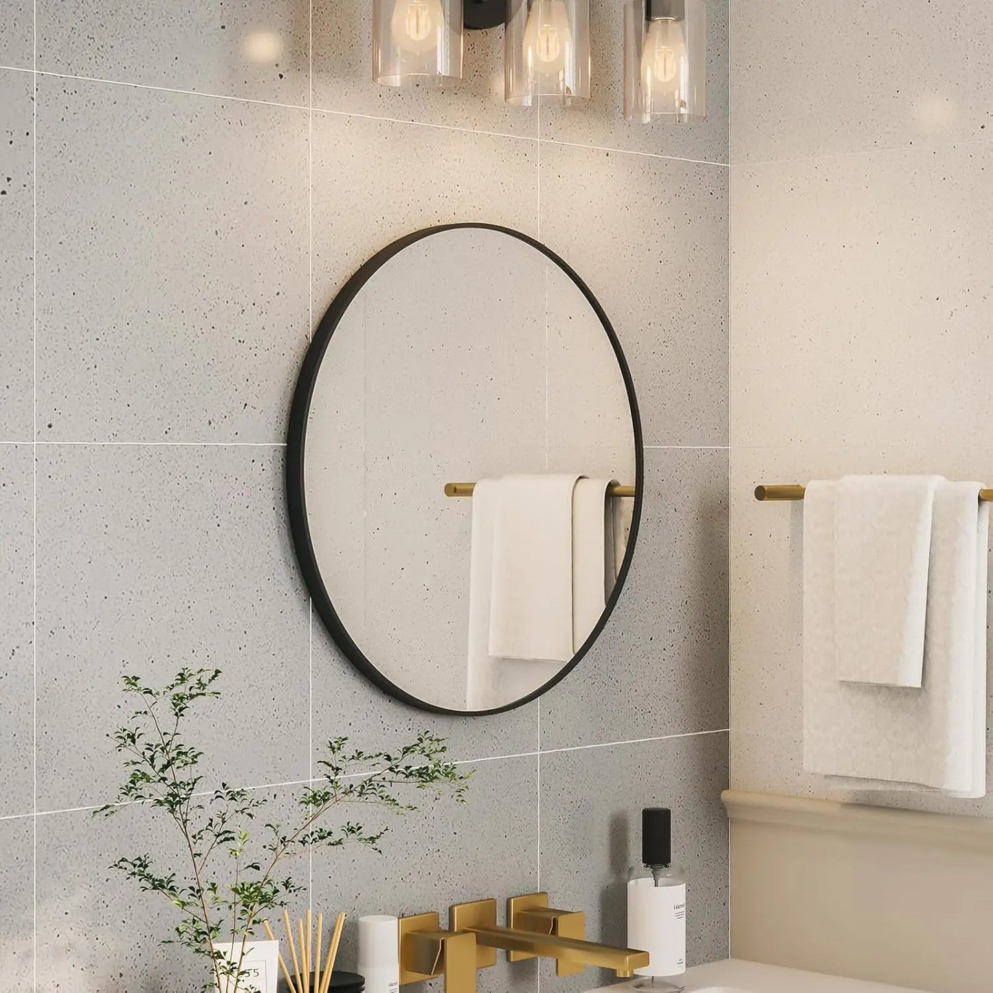 28-inch Round Mirror - Alia's Home Things