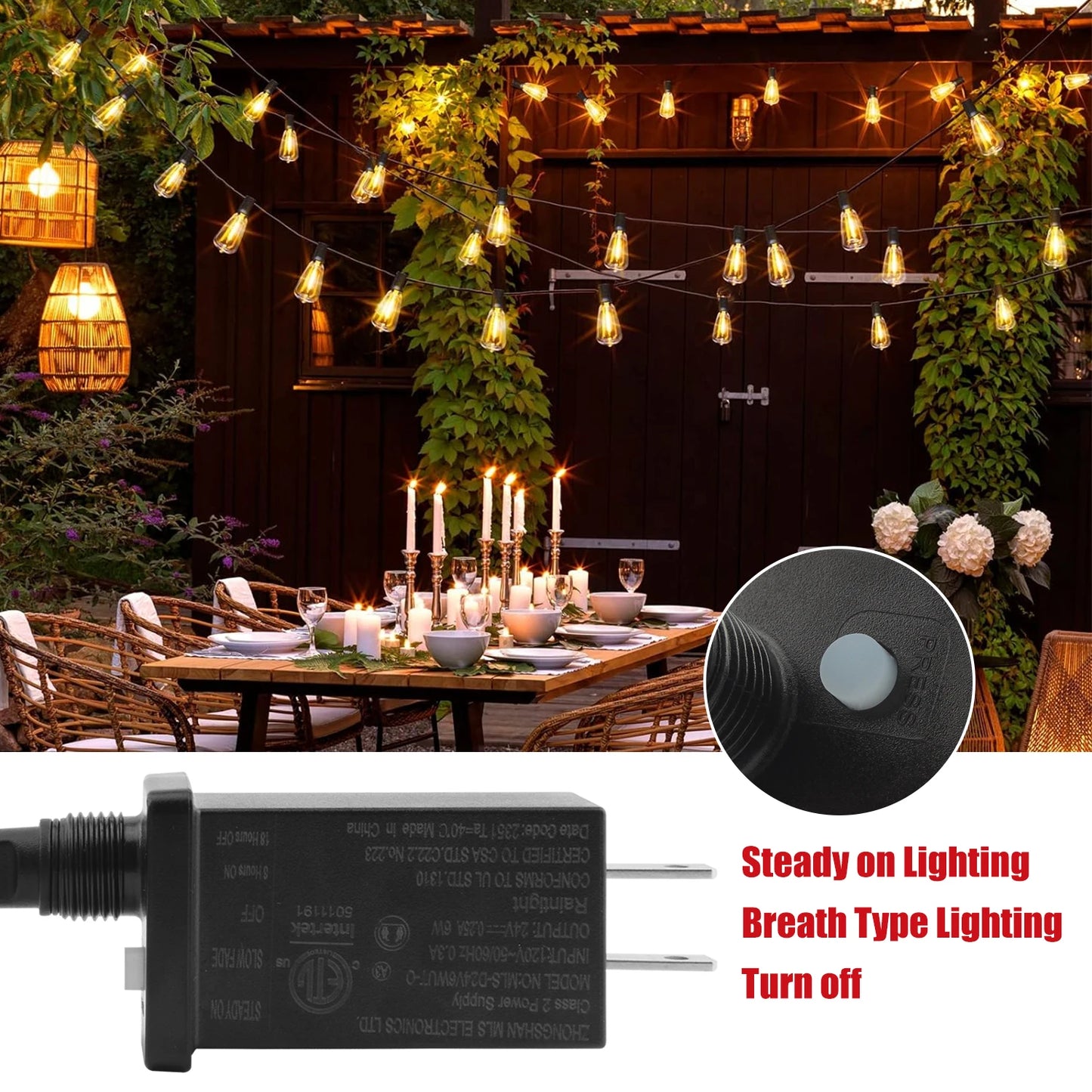 28FT String Patio Lights - Alia's Home Things