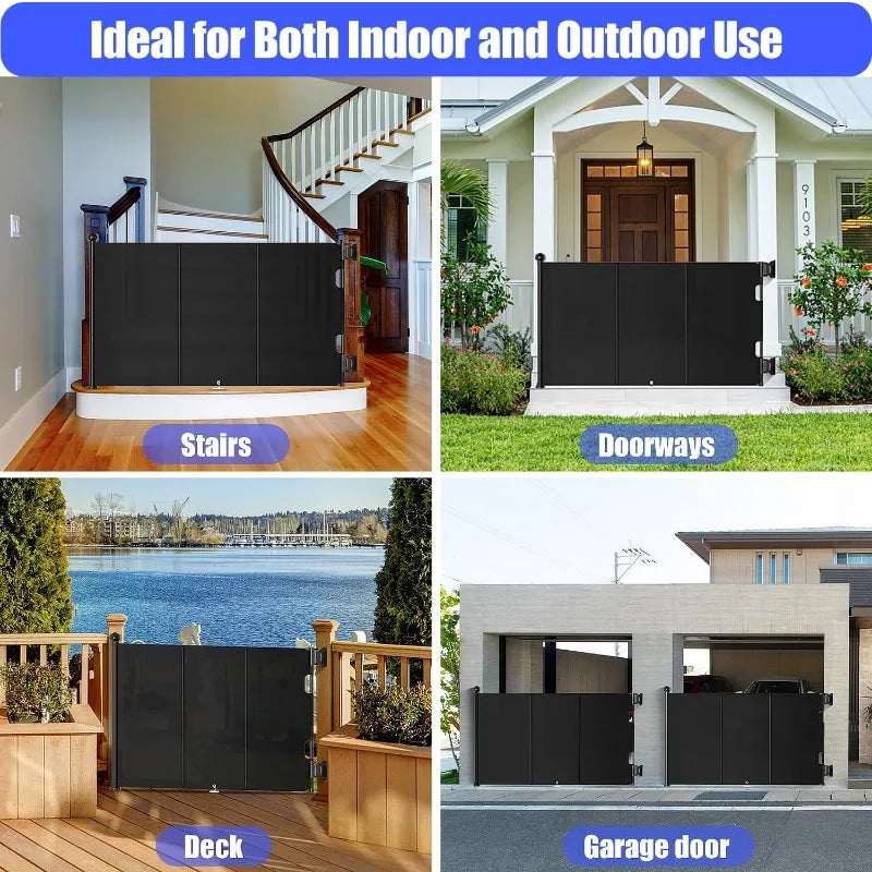 Extended Retractable Baby Gate, 78 Inch Extra Wide - Alia's Home Things