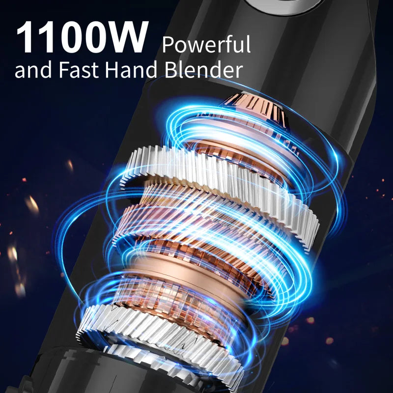 Immersion Blender 5-in-1 Handheld Blender - 1100-watt - Alia's Home Things