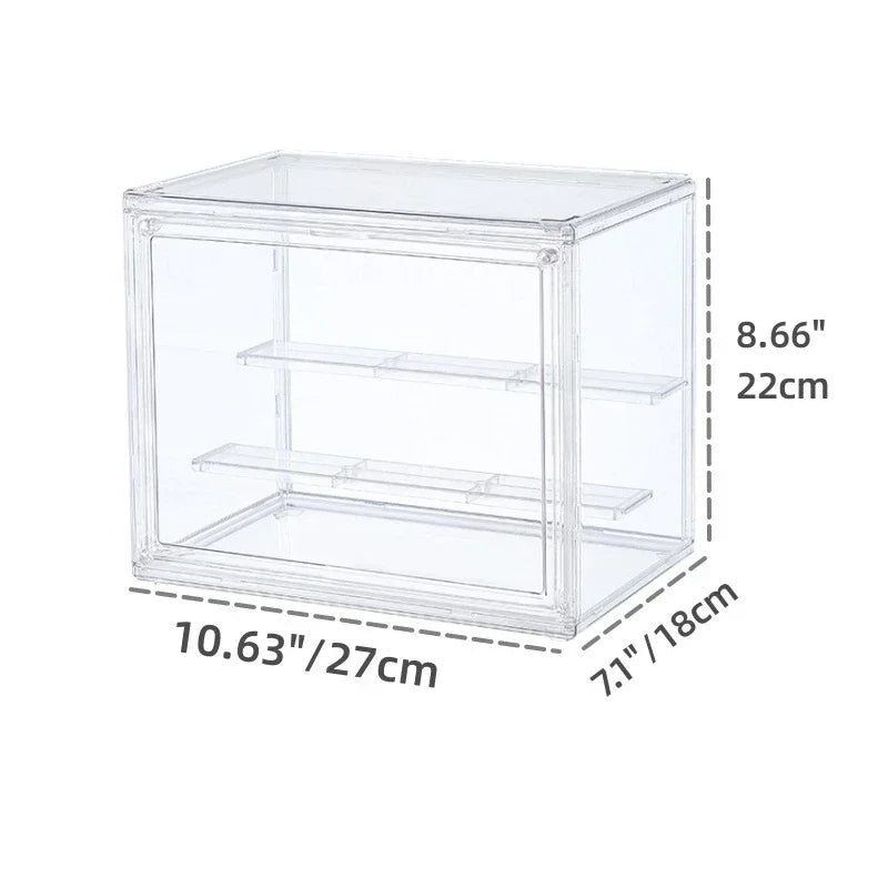 Stackable Plastic Dustproof Storage Bins - Alia's Home Things