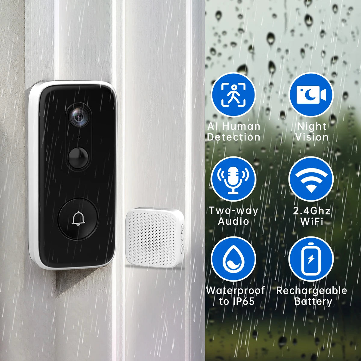 Video Door Phone Waterproof IP65 Home Security - Alia's Home Things