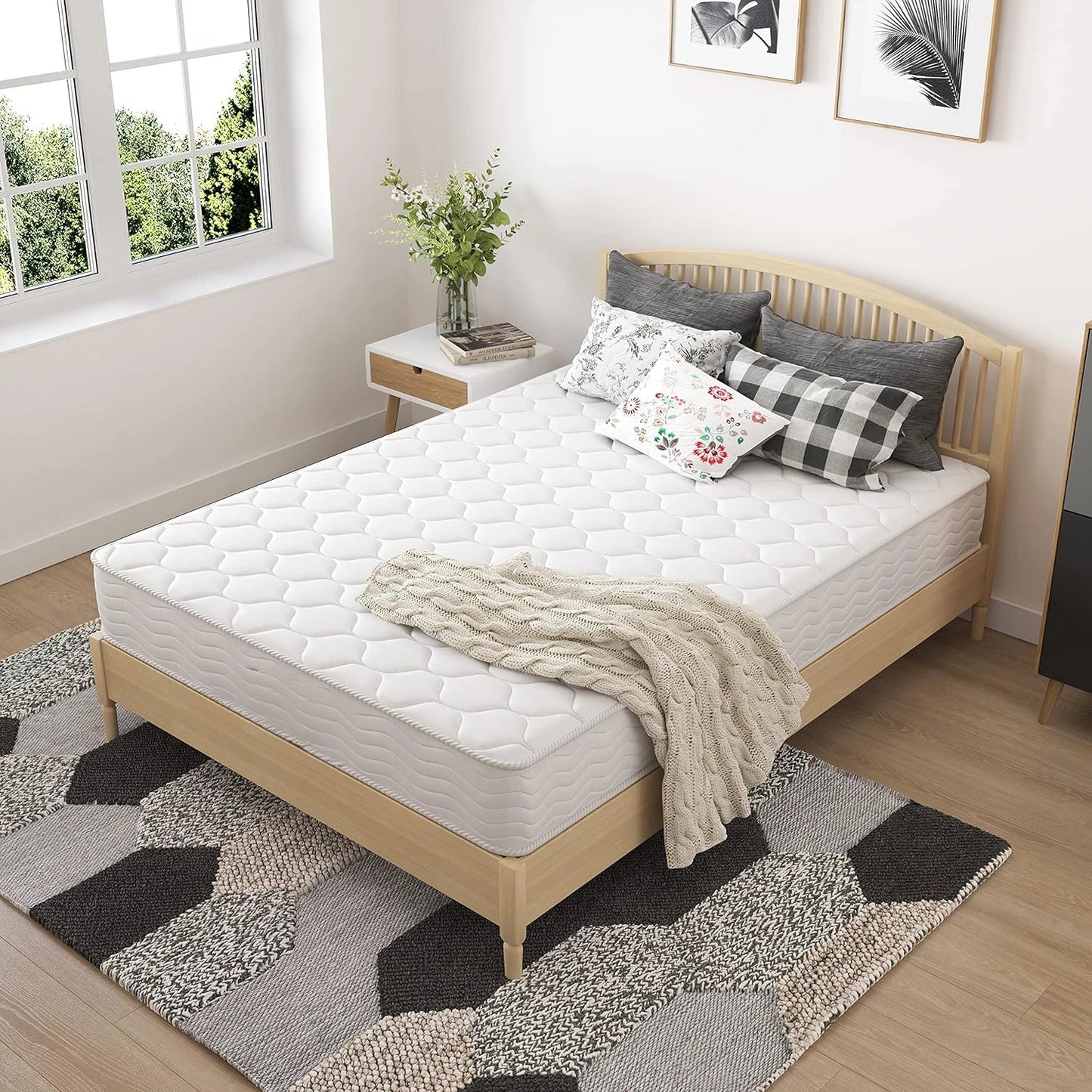 Twin Size Medium Firm Memory Foam Mattress - Alia's Home Things