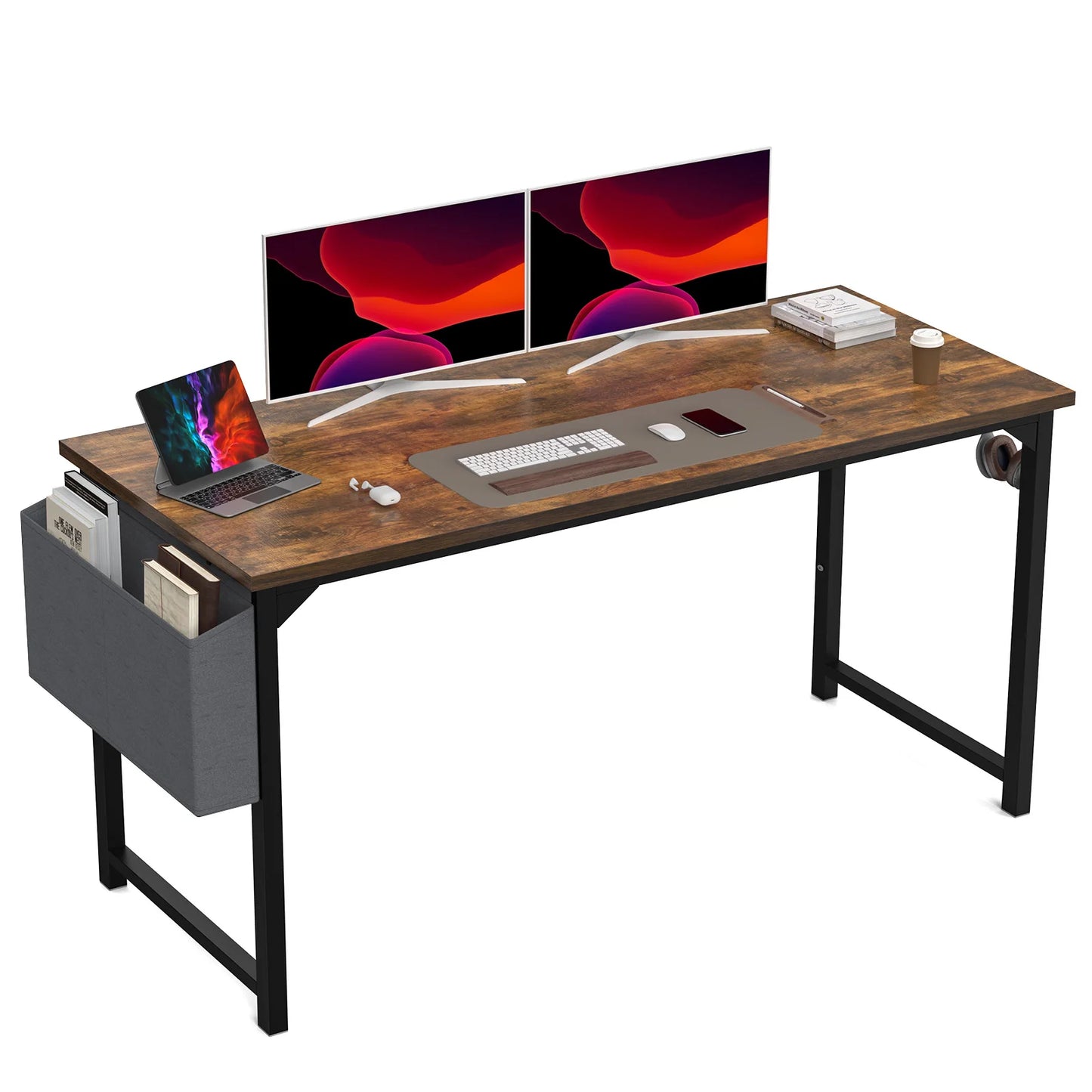 JHK Computer Desk Writing Study Office Gaming Table - Alia's Home Things
