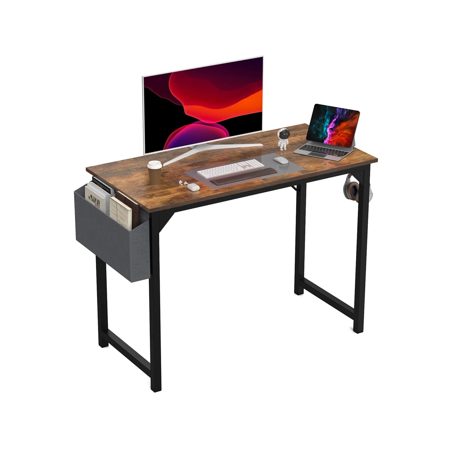 JHK Computer Desk Writing Study Office Gaming Table - Alia's Home Things