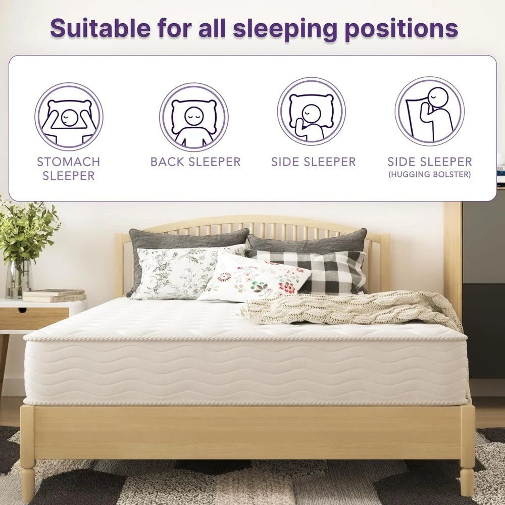 Twin Size Medium Firm Memory Foam Mattress - Alia's Home Things