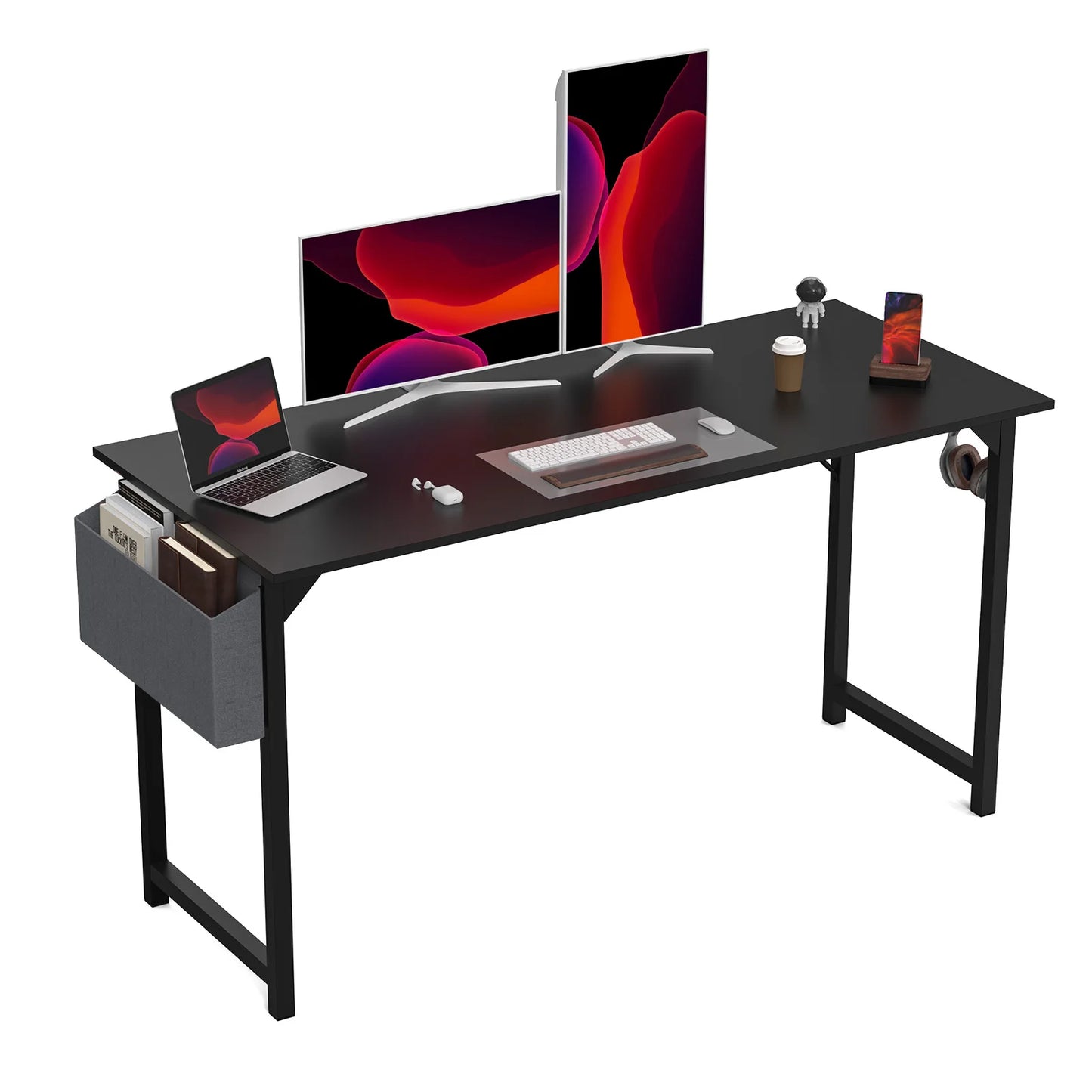 JHK Computer Desk Writing Study Office Gaming Table - Alia's Home Things