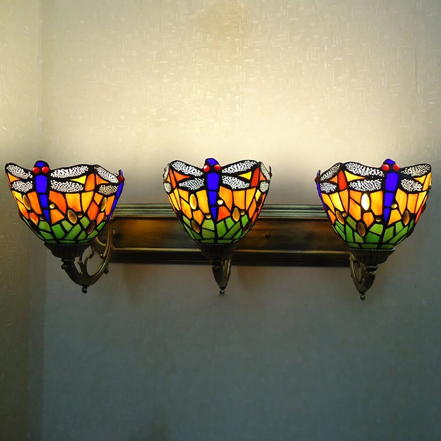 Wall Lamp Mounted Sconce Fixture 3-Light Baroque Design - Alia's Home Things