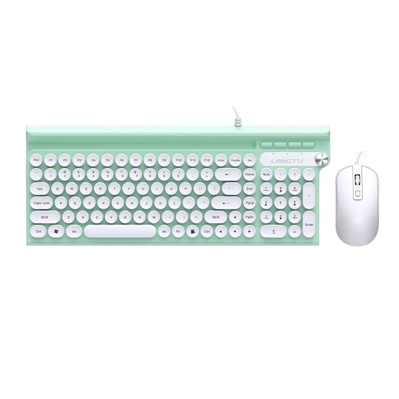 L3 Wired Silent Home Office Keyboard and Mouse Set - Alia's Home Things