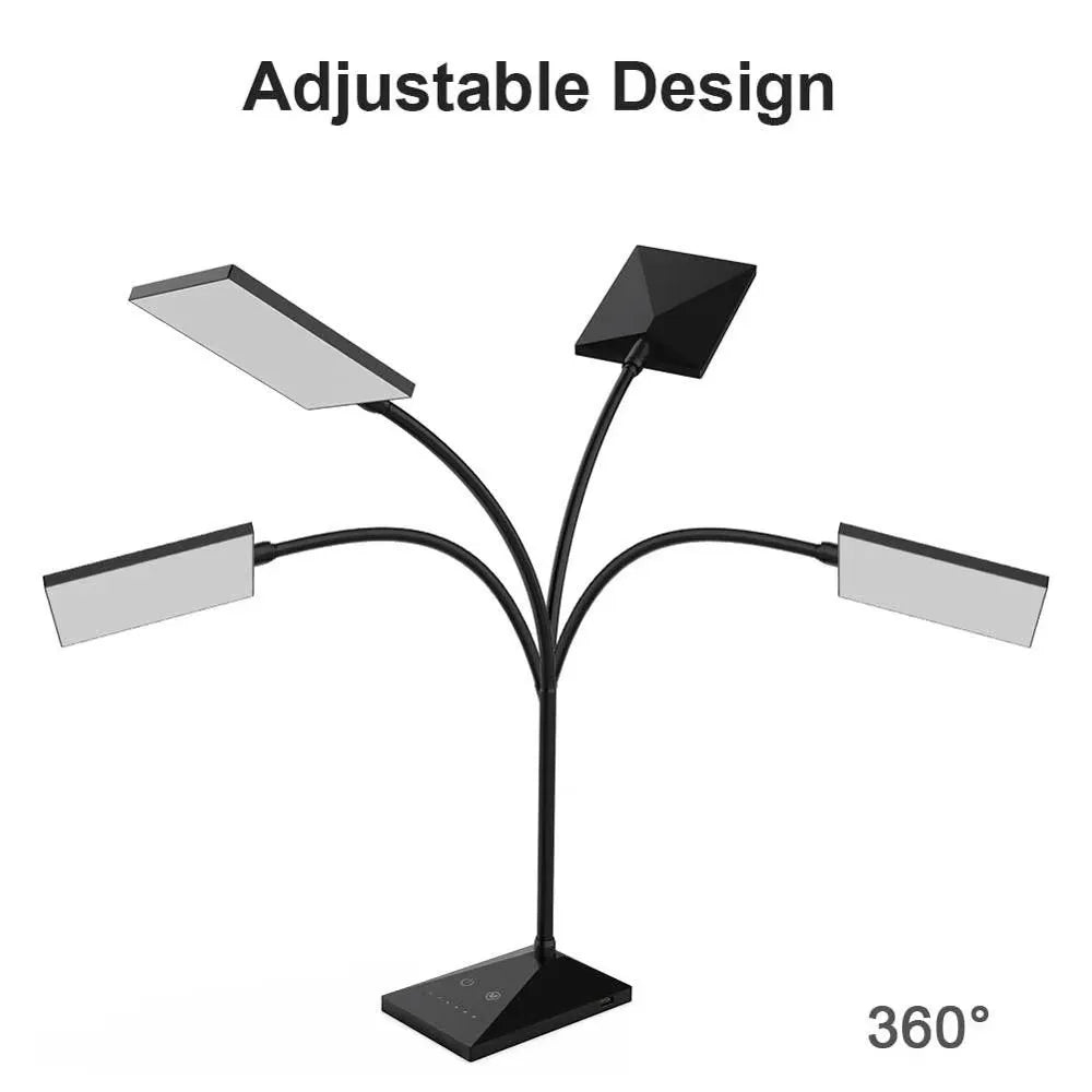 Gooseneck Desktop Dimmable Eye Protection Study Lamp 12w 72-LED - Alia's Home Things