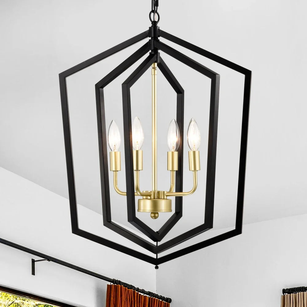 Modern Metal Industrial Chandeliers Home Decor - Alia's Home Things