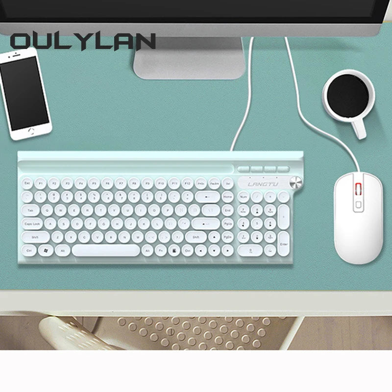 L3 Wired Silent Home Office Keyboard and Mouse Set - Alia's Home Things