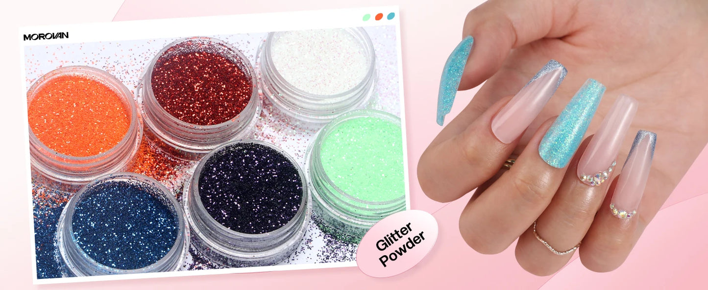 Morovan Professional Beginner Acrylic Nail Starter Kit - Alia's Home Things