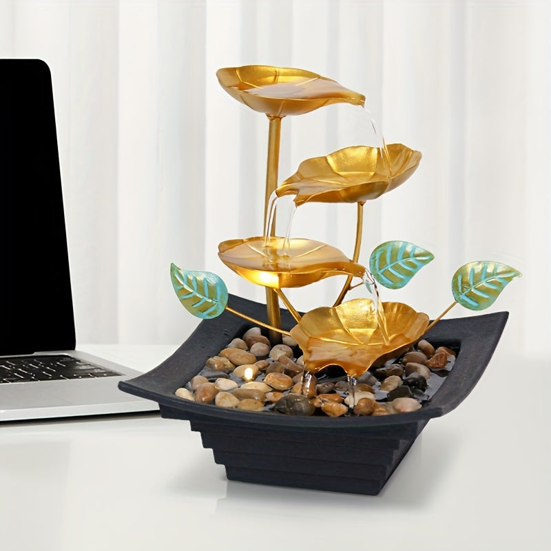 1pc USB Powered Relaxation Indoor Tabletop Fountain - Alia's Home Things  
