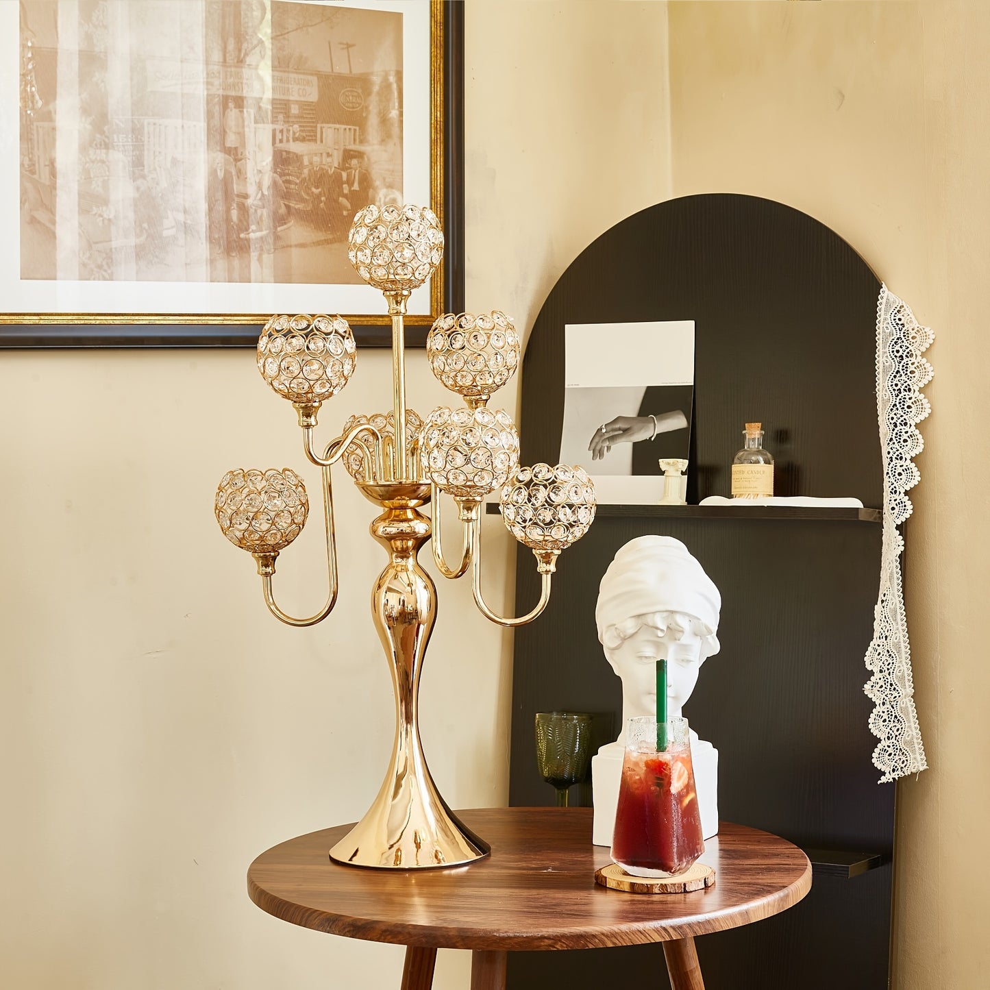 1pc Candle Holders For Table Centerpiece 7 Arms - Alia's Home Things  