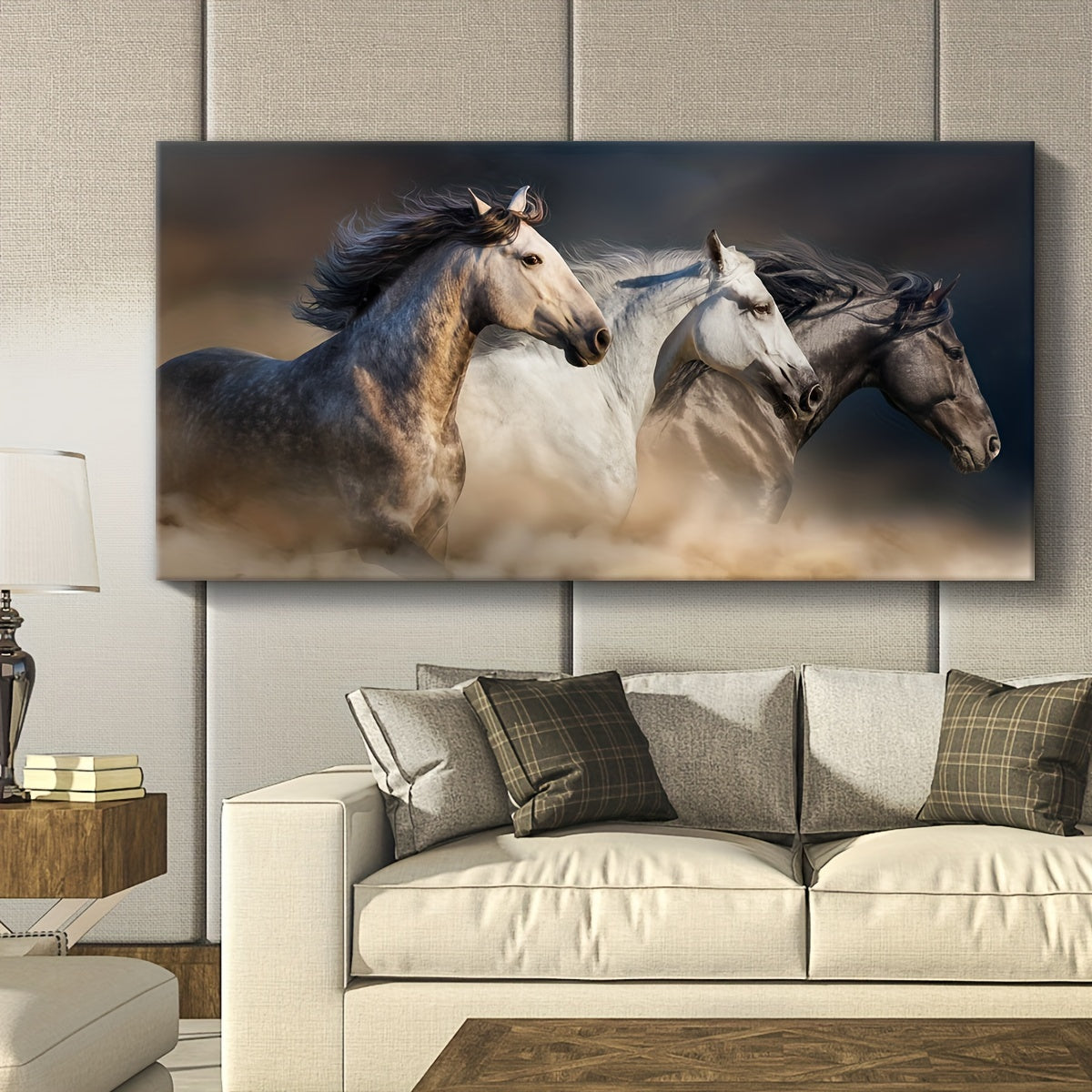 1pc Abstract Zebra Horse Canvas Print - Alia's Home Things  