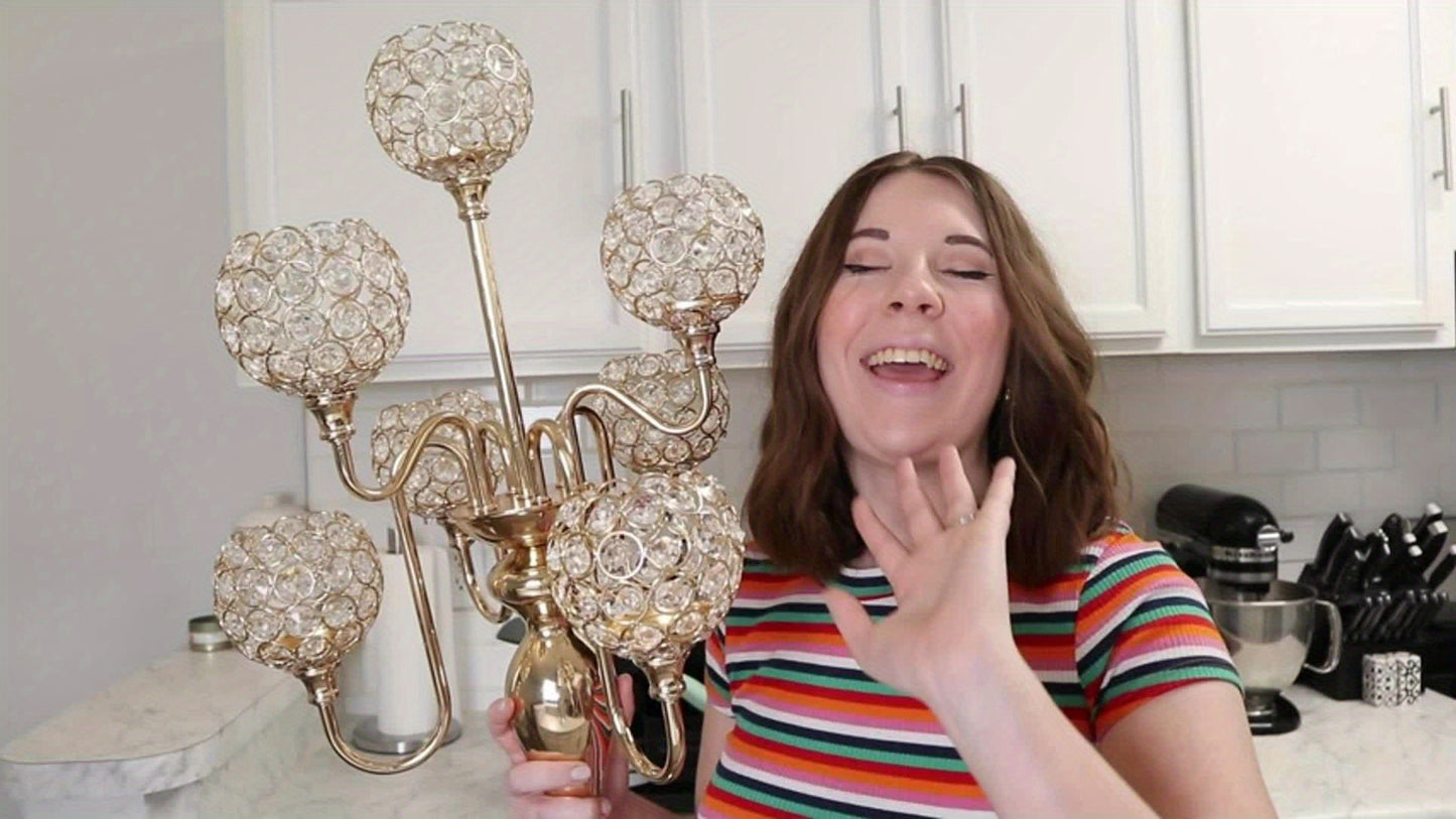 1pc Candle Holders For Table Centerpiece 7 Arms - Alia's Home Things  