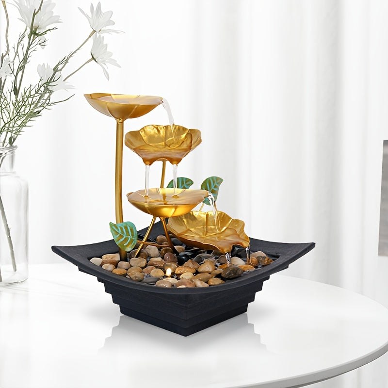 1pc USB Powered Relaxation Indoor Tabletop Fountain - Alia's Home Things  