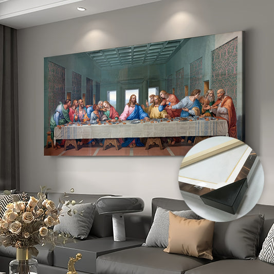 1pc Vintage Style Last Supper Reproduction Canvas Wall Art - Alia's Home Things  