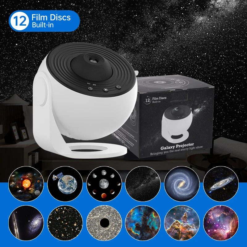 Night Light Galaxy Projector Starry Sky Lamp - Alia's Home Things  