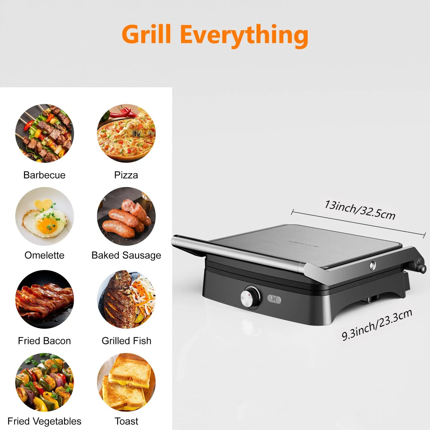 Panini Press Grill Indoor Sandwich Maker - Alia's Home Things  