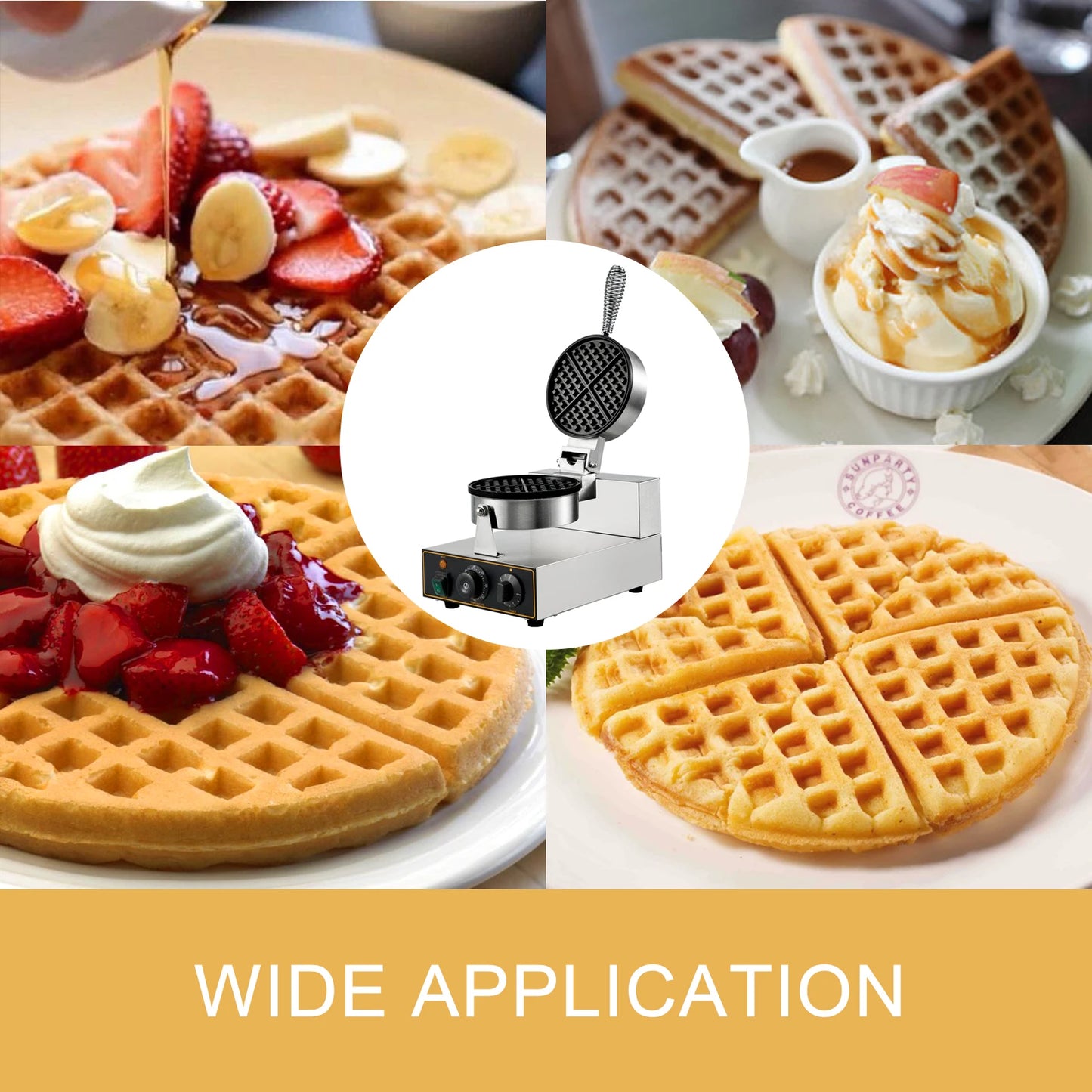 Single/Double-head Electric Waffle Maker - Alia's Home Things  