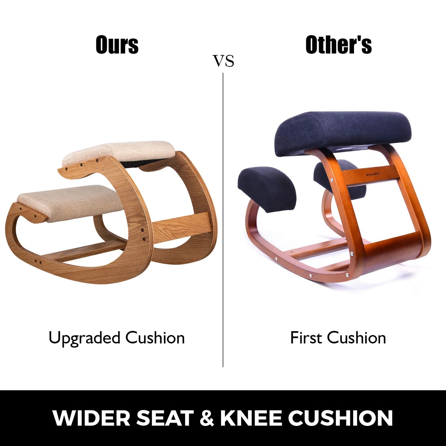 Wooden Kneeling Chair Stool - Alia's Home Things  