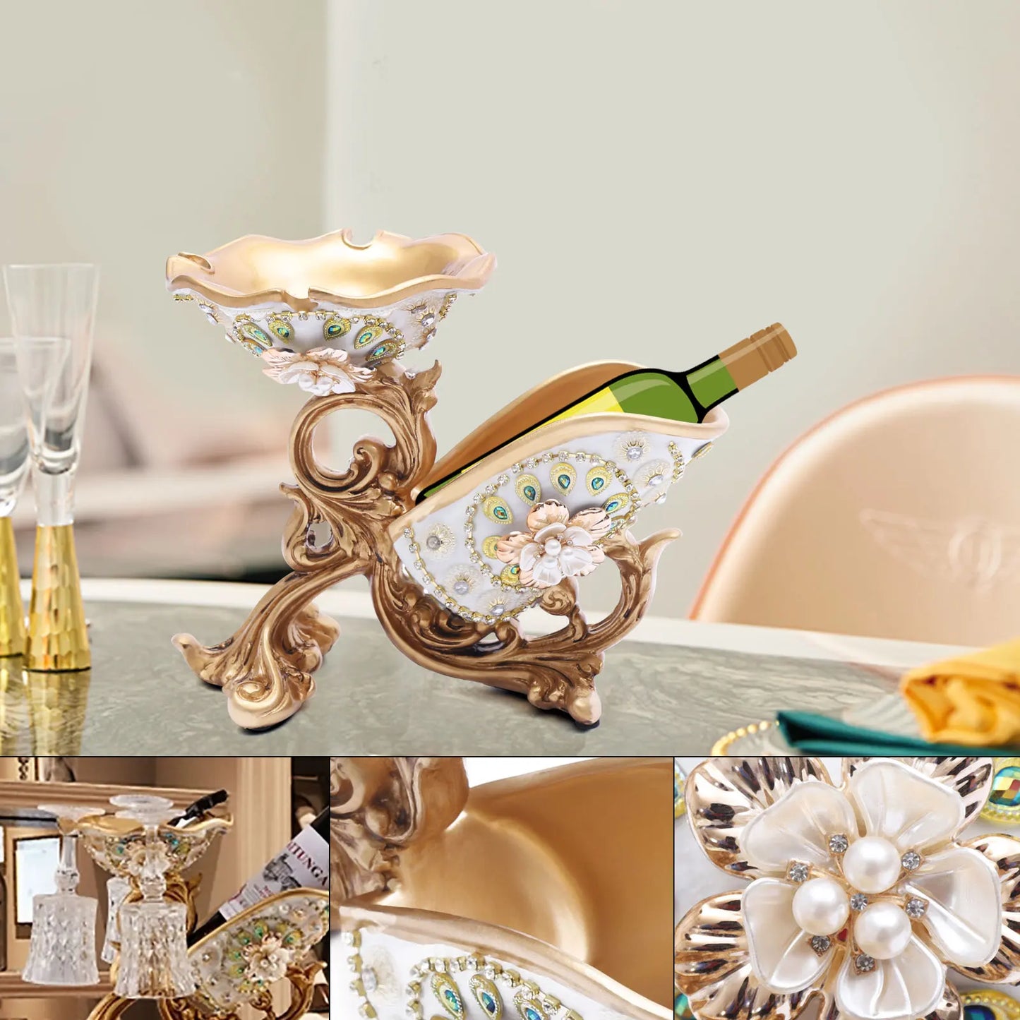Luxury Wine Rack Bottle Holder Stand Rack - Alia's Home Things  