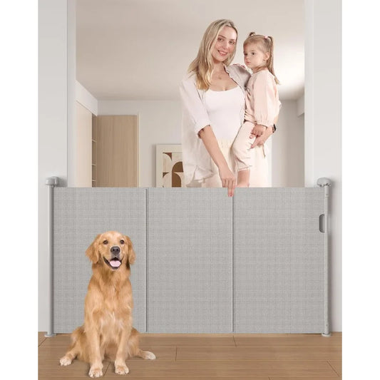 Extended Retractable Baby Gate, 78 Inch Extra Wide - Alia's Home Things  