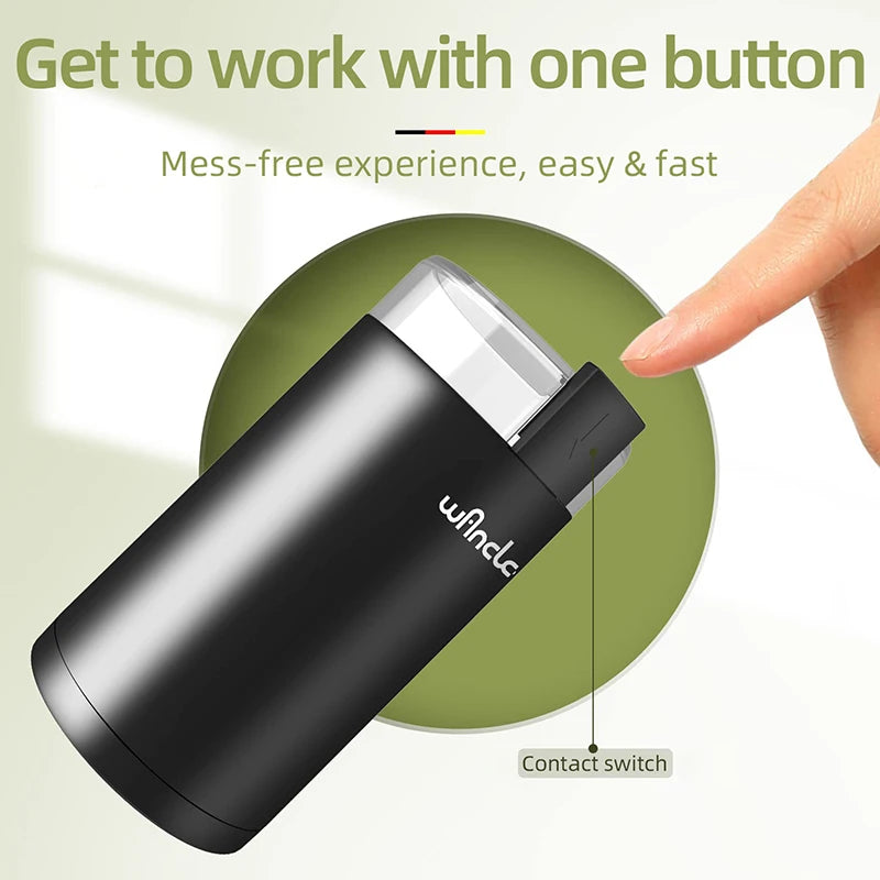 Multifunctional 200w High-Power Coffee Grinder - Alia's Home Things  