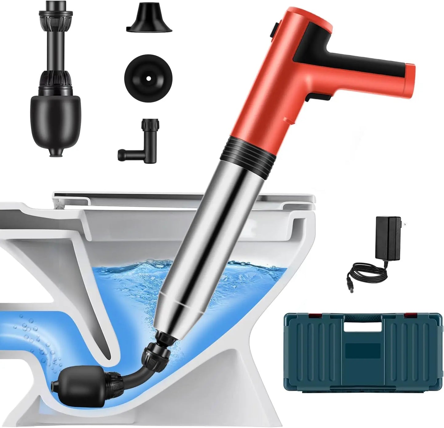 Toilet Plunger Drain Clog Remover Tools - Alia's Home Things  