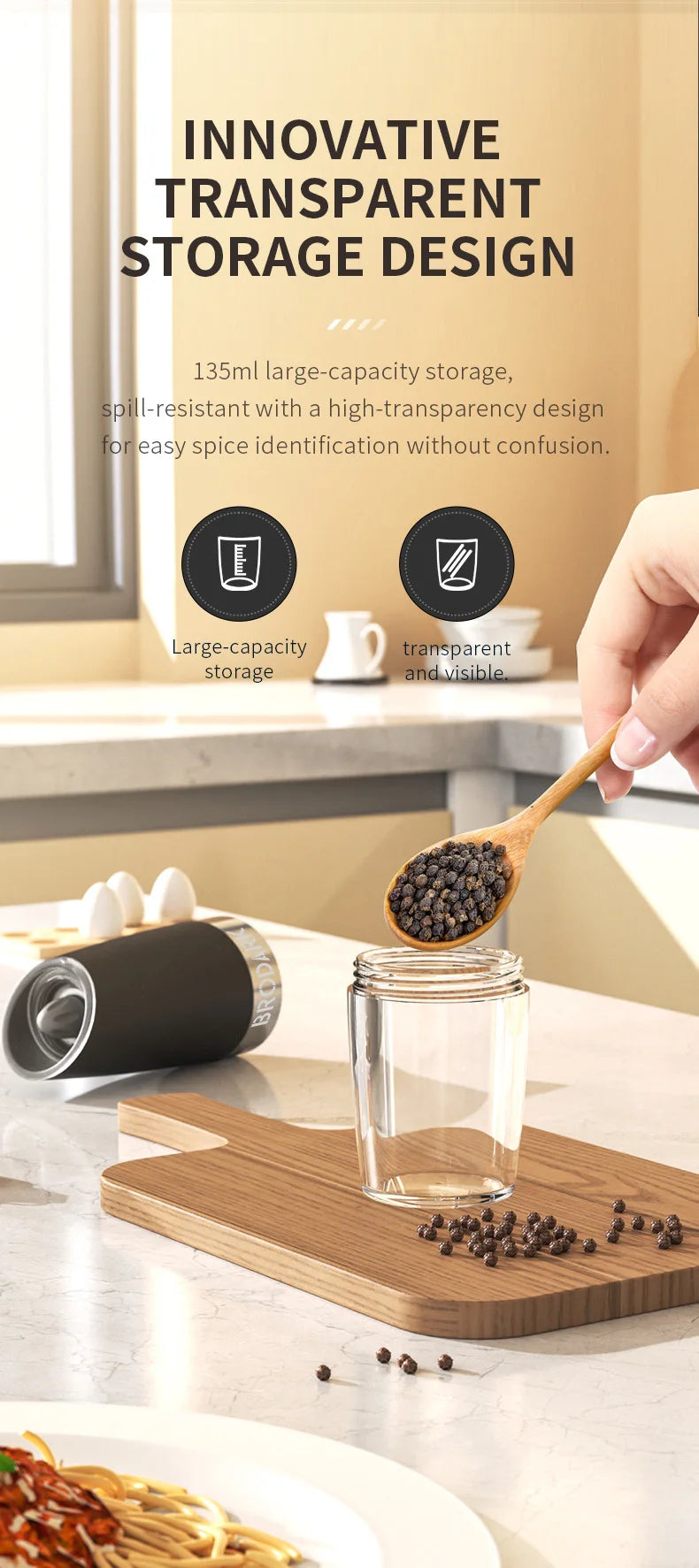 Electric Salt And Pepper Grinder Set - Alia's Home Things  
