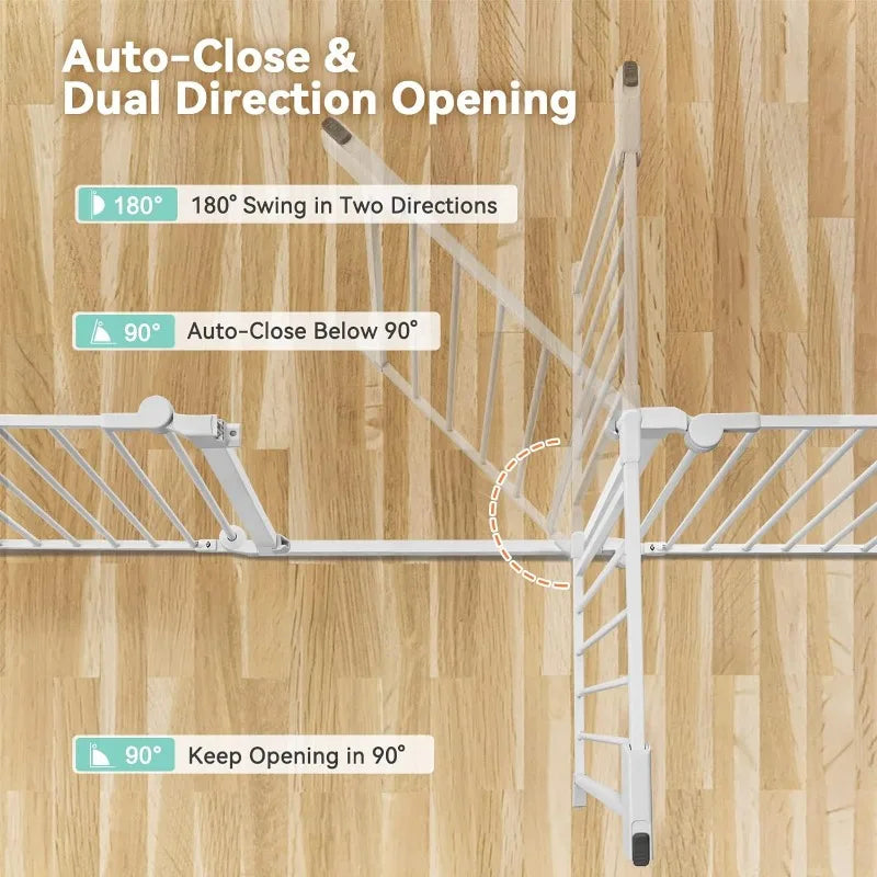 80" Extra Wide Baby Gate, Dog Gate - Alia's Home Things  