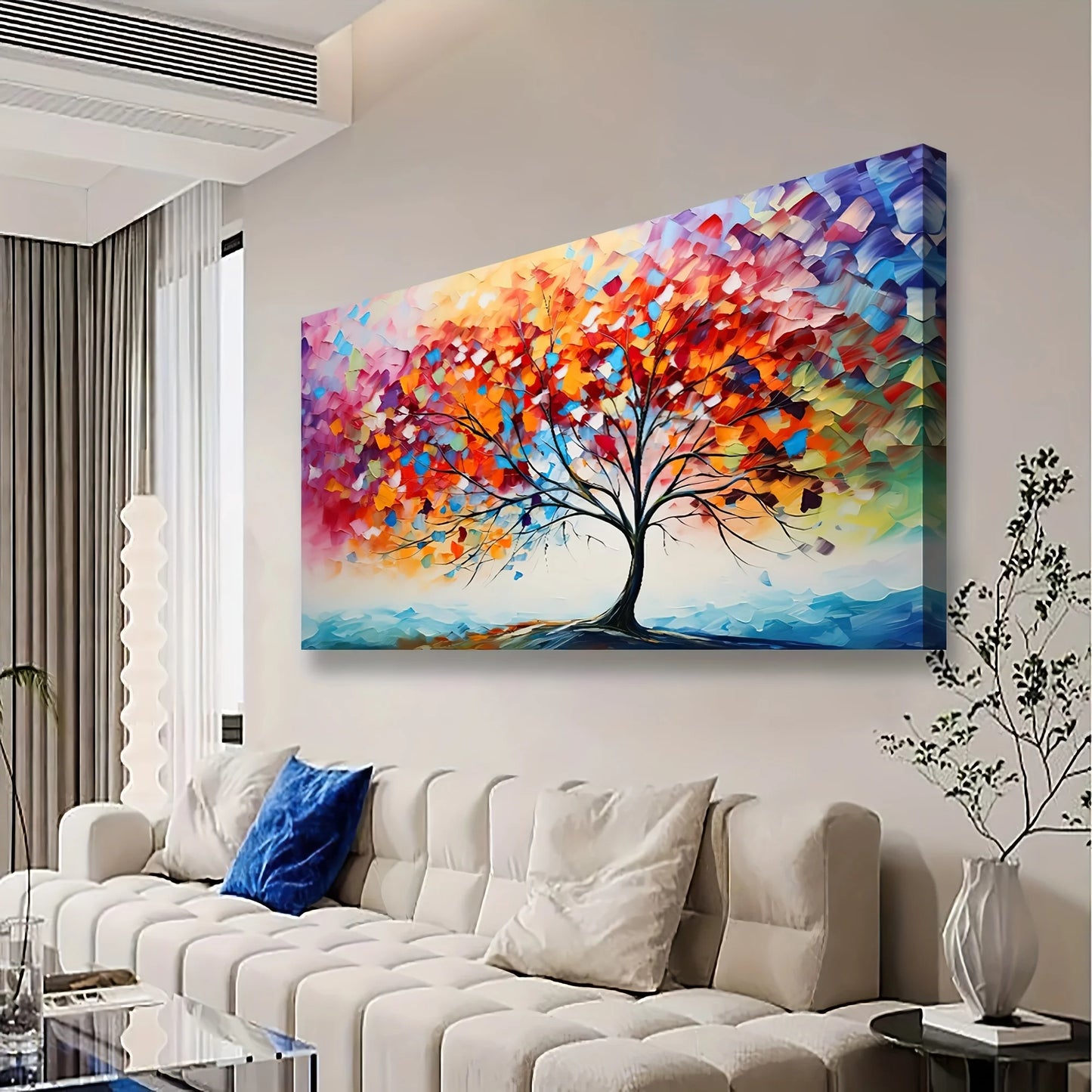 Modern Texture Tree of Life Wall Decoration Painting - Alia's Home Things  