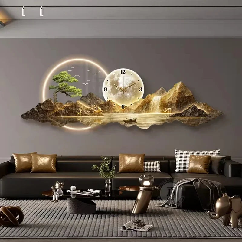 Wall Clocks, LED Aesthetic Minimalist Wall Watch - Alia's Home Things  