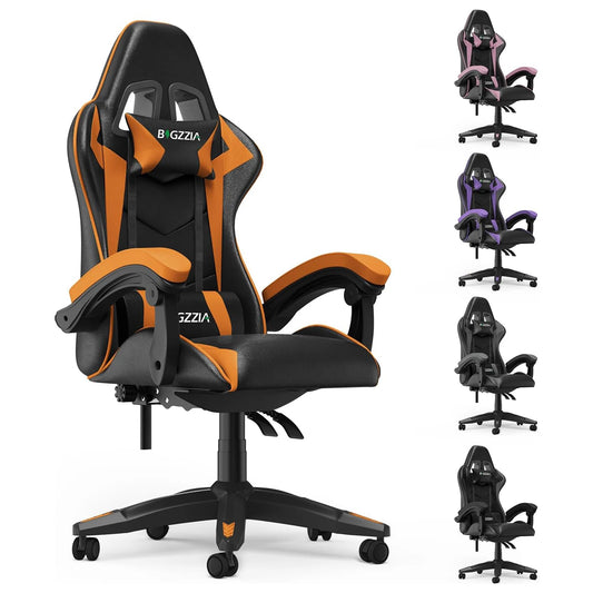 Ergonomic PU Leather Computer Desk Chair - Alia's Home Things  