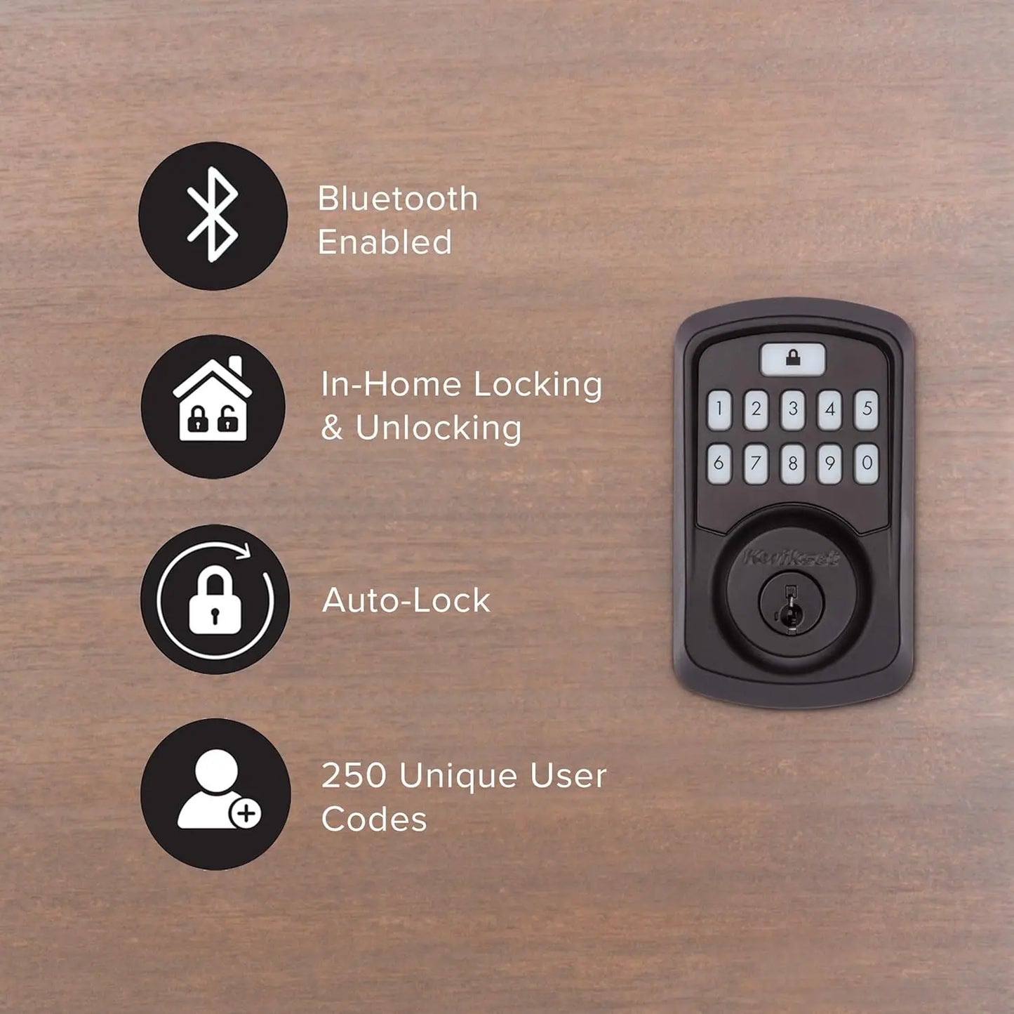 Kwikset 99420-003 Aura Bluetooth Programmable Keypad Door Lock - Alia's Home Things  